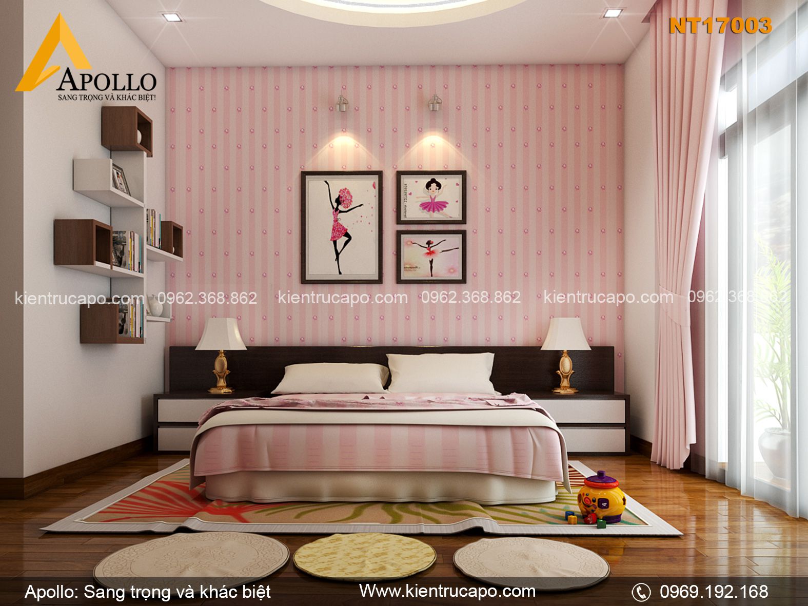 Mẫu nội thất hiện đại cho gia đình (NT17003)